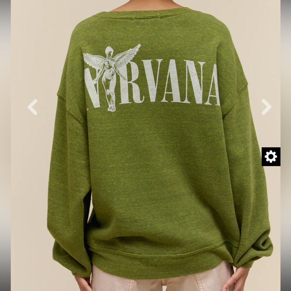 DAYDREAMER NIRVANA IN UTERO TOUR OVERSIZED CREW - Picture 9 of 10